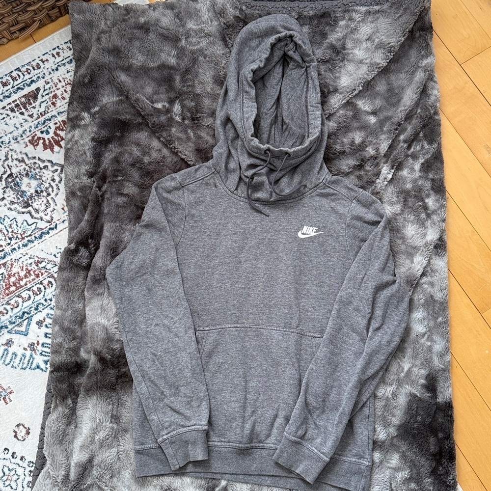 Women’s Nike Charcoal Hoodie with Logo